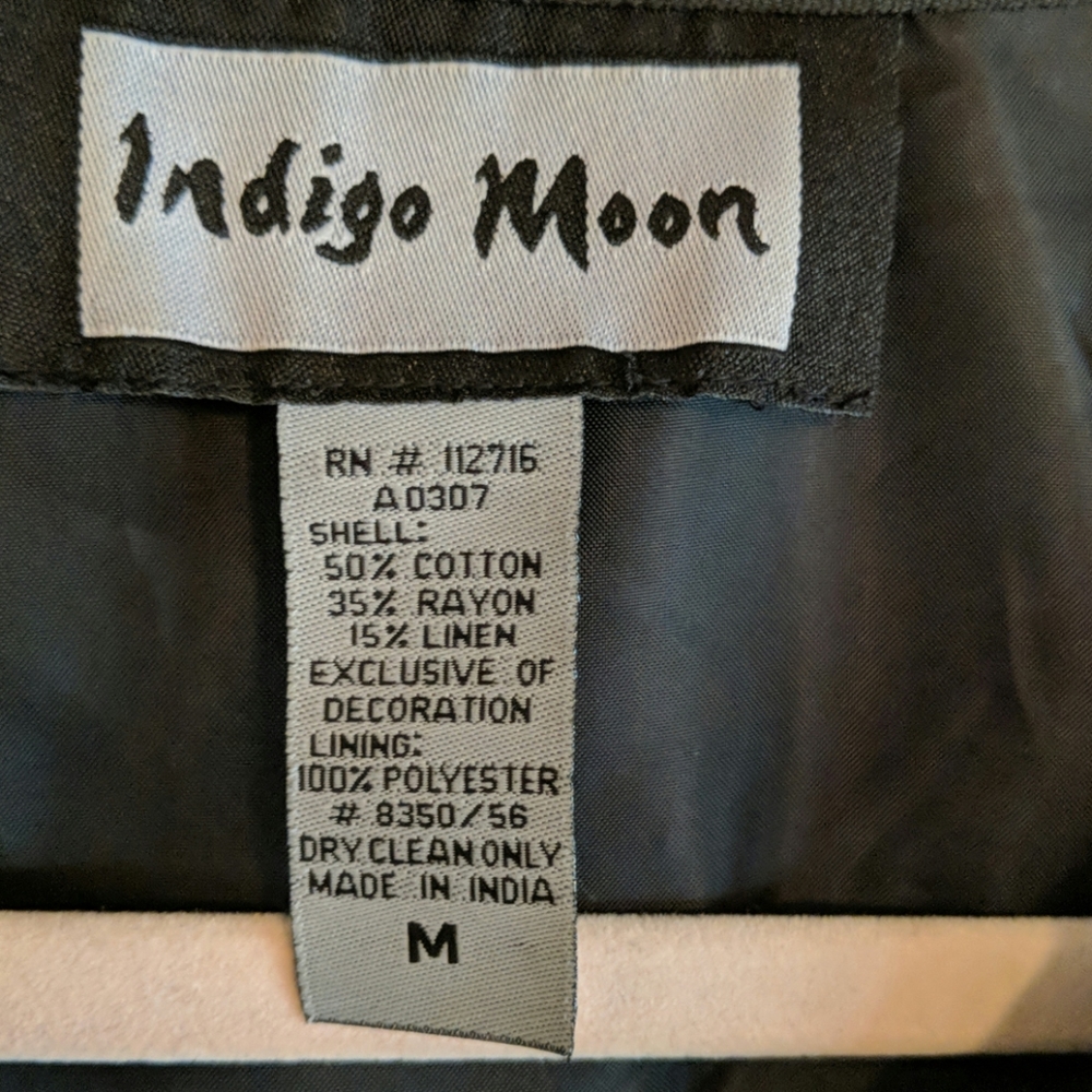 Indigo Moon colorful embroidered Blazer me… - Picture 2 of 8